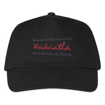Waldviertel sense of duty - Kids’ Baseball Cap - black - Front