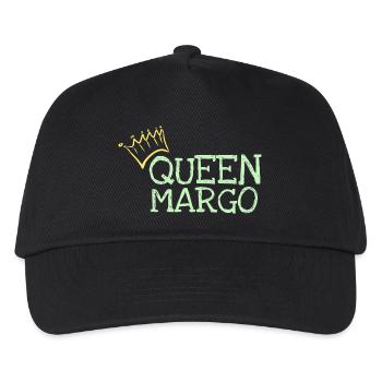 Vorname Margo - Kinder Basecap - Schwarz - Vorne