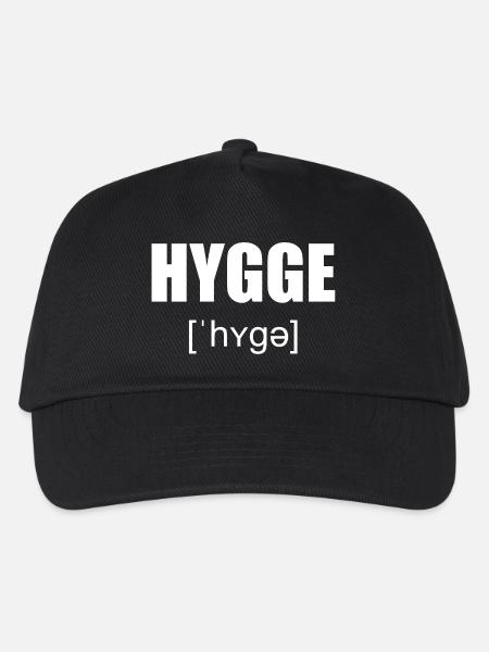 Hygge - Kinder Basecap - Schwarz