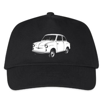 Cult ball on wheels - Kids’ Baseball Cap - black - Front