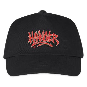 Hannover Graffiti - Kinder Basecap - Schwarz - Vorne