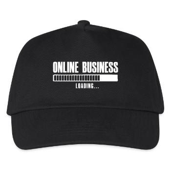 Online Business Loading Online Business Affiliate - Kinder Basecap - Schwarz - Vorne