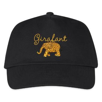 Girafant - Kids’ Baseball Cap - black - Front