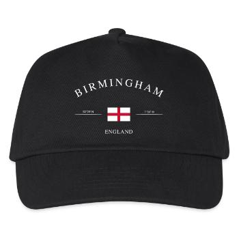 Birmingham, Angleterre – Souvenirs et cadeaux de vacances - Casquette de baseball Enfant - noir - Devant