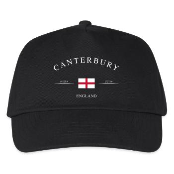 Canterbury England – Holiday Souvenir &amp; Gift - Kids’ Baseball Cap - black - Front