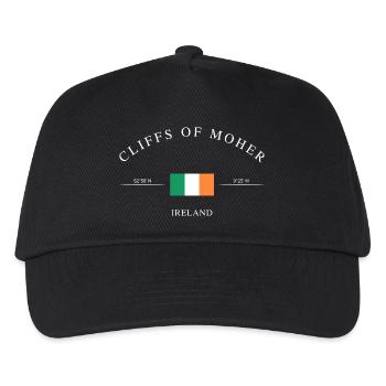Souvenirs et cadeaux de vacances des falaises de Moher en Irlande - Casquette de baseball Enfant - noir - Devant