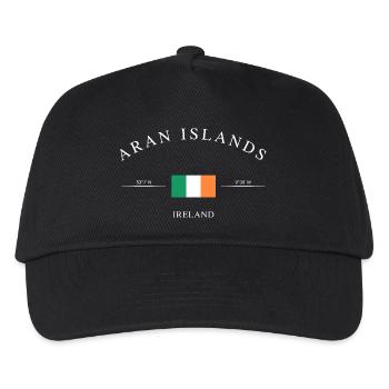 Aran Islands Ireland – Holiday Souvenir &amp; Gift - Kids’ Baseball Cap - black - Front