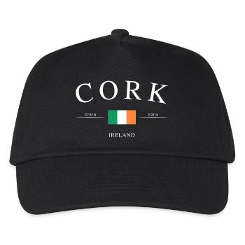 Cork Ireland – Holiday Souvenir &amp; Gift - Kids’ Baseball Cap - black - Front