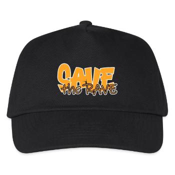 save the rave - Kids’ Baseball Cap - black - Front