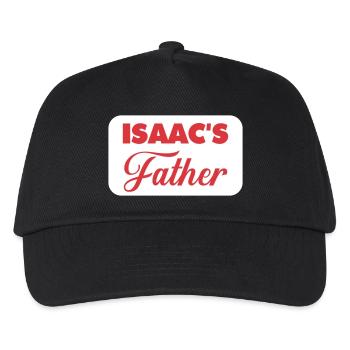 Feierliches Design für Isaacs Vater - Kinder Basecap - Schwarz - Vorne