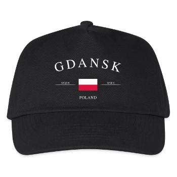 Gdańsk Poland – Holiday Souvenir & Gift - Kids’ Baseball Cap - black - Front