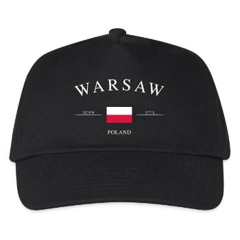 Varsovie, Pologne – Souvenir et cadeau de vacances - Casquette de baseball Enfant - noir - Devant