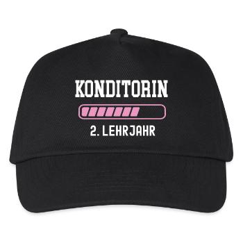 Confectioner training 2 year of apprenticeship second year - Kids’ Baseball Cap - black - Front