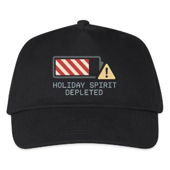 Holiday Hangover Post Christmas Mood New Year - Kids’ Baseball Cap - black - Front