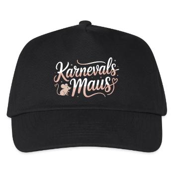 Souris de carnaval Souris de Cologne Souris de carnaval - Casquette de baseball Enfant - noir - Devant