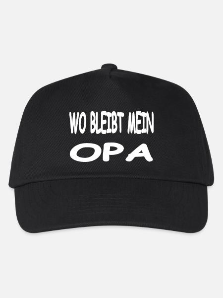 Opa - Kinder Basecap - Schwarz