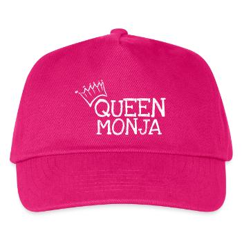 First name Monja - Kids’ Baseball Cap - fuchsia - Front
