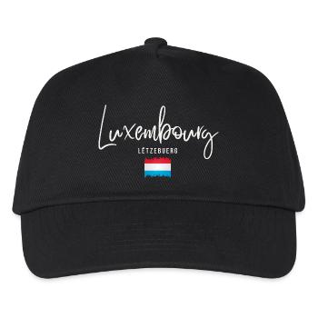 Made in Luxembourg, Luxembourg roots - Kids’ Baseball Cap - black - Front