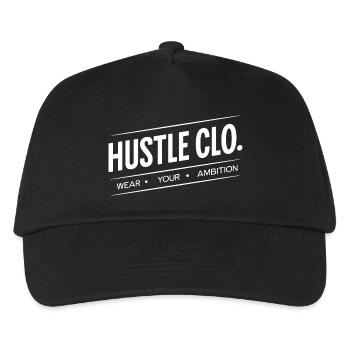 Hustle Clo Ambition Logo - Kids’ Baseball Cap - black - Front
