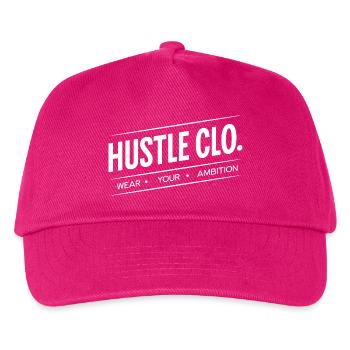 Hustle Clo Ambition Logo - Kids’ Baseball Cap - fuchsia - Front