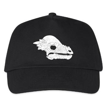 Pachycephalosaurus Fossil Schädel - Kinder Basecap - Schwarz - Vorne