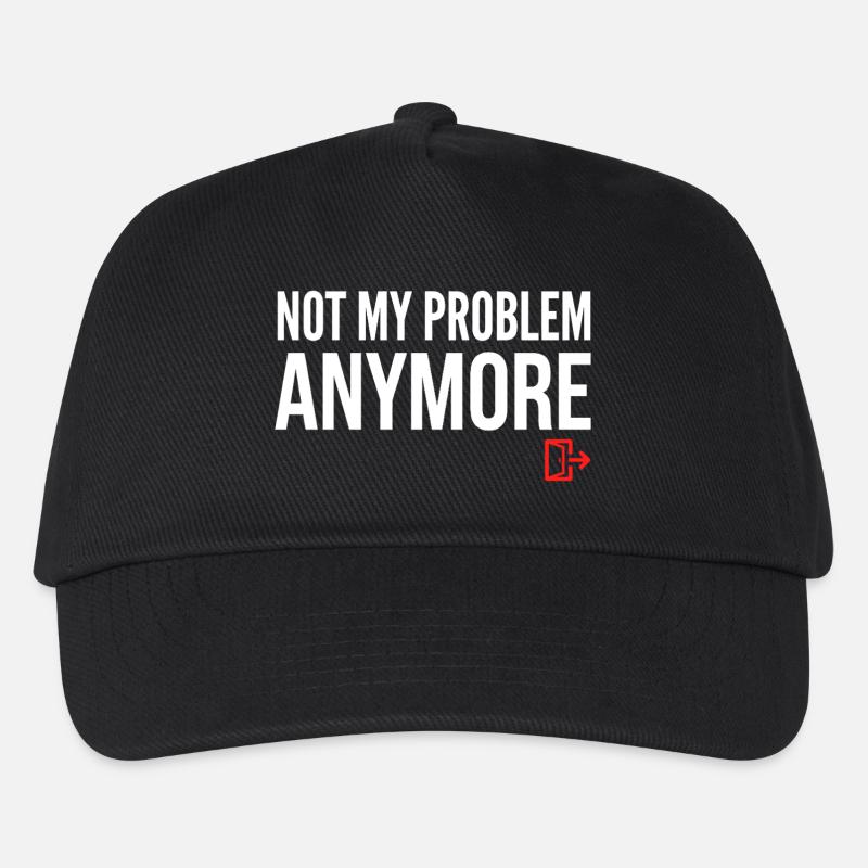 Not My Problem Anymore - Kids’ Baseball Cap - black