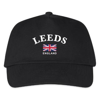 Leeds, England - Kinder Basecap - Schwarz - Vorne