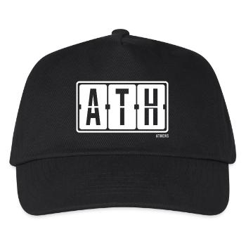 Athen ATH, City Hoodie Athens Souvenir - Kids’ Baseball Cap - black - Front