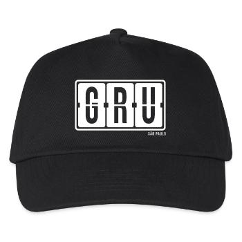 São Paulo GRU, City Souvenir Hoodie, Tasche, Mug - Kinder Basecap - Schwarz - Vorne