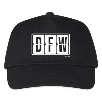 Dallas DFW, City Souvenir Hoodie, Mütze, Tasse - Kinder Basecap - Schwarz - Vorne