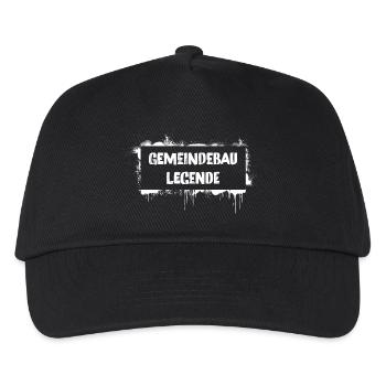 Municipal housing legend – Viennese dialect cult - Kids’ Baseball Cap - black - Front