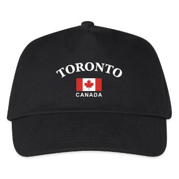Toronto, Kanada - Kinder Basecap - Schwarz - Vorne