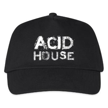 Acid House Caractère en gras - Casquette de baseball Enfant - noir - Devant