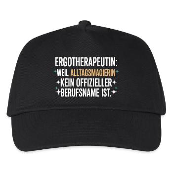 Ergotherapeutin Ergo Praxis Team Ergotherapie - Kinder Basecap - Schwarz - Vorne