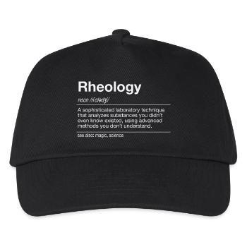 Rheology Flow Behavior Rheometry - Kids’ Baseball Cap - black - Front