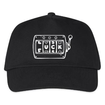 Lucky Bandit, Retro Slots Shirt, Hoodie - Kids’ Baseball Cap - black - Front