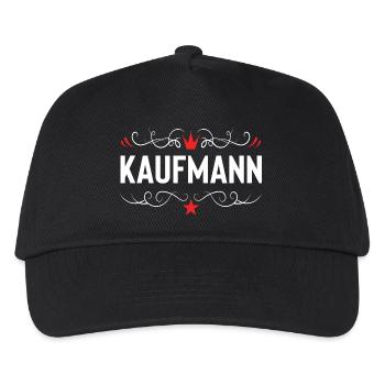 Kaufmann Beruf - Kinder Basecap - Schwarz - Vorne