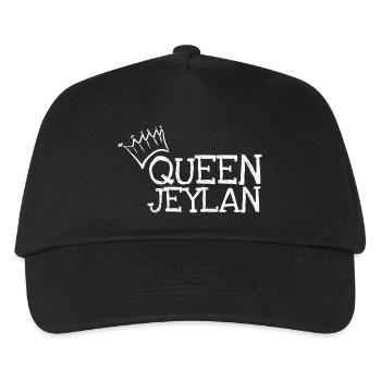 Influencer Jeylan - Kids’ Baseball Cap - black - Front