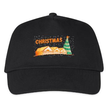 Christmas Village - Kids’ Baseball Cap - black - Front
