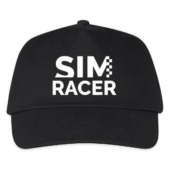 Sim racer passionné par la course de gamers - Casquette de baseball Enfant - noir - Devant