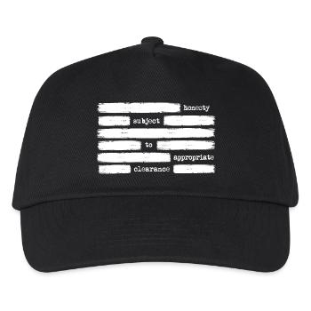 Honesty subject to appropriate approval - Kids’ Baseball Cap - black - Front