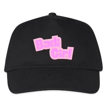 Badi Girl - Kinder Basecap - Schwarz - Vorne