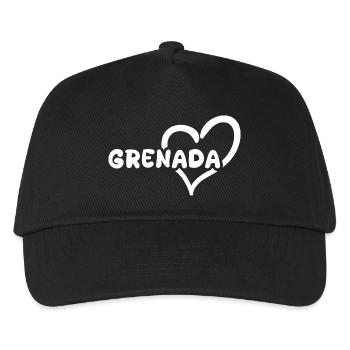 La Grenade en vacances - Casquette de baseball Enfant - noir - Devant