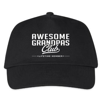 Best Grandpa Club - Kids’ Baseball Cap - black - Front