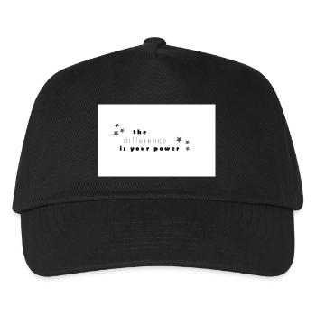 difference - Kids’ Baseball Cap - black - Front