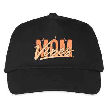 Own Your Mom Vibes: Ein Geschenk, das es wert ist, gegeben zu werden - Kinder Basecap - Schwarz - Vorne