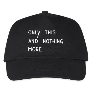 E. A. Poe - Only This And Nothing More, White - Kids’ Baseball Cap - black - Front