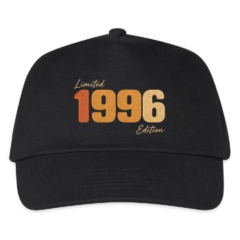 Vintage 1996 Anniversary Limited Edition Retro - Kinder Basecap - Schwarz - Vorne