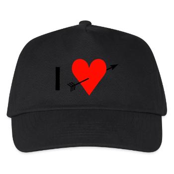 I ♥ / I love - Kids’ Baseball Cap - black - Front