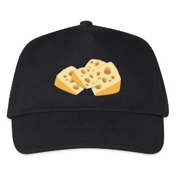 Käse - Kinder Basecap - Schwarz - Vorne